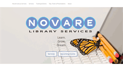 Desktop Screenshot of novarelibrary.com